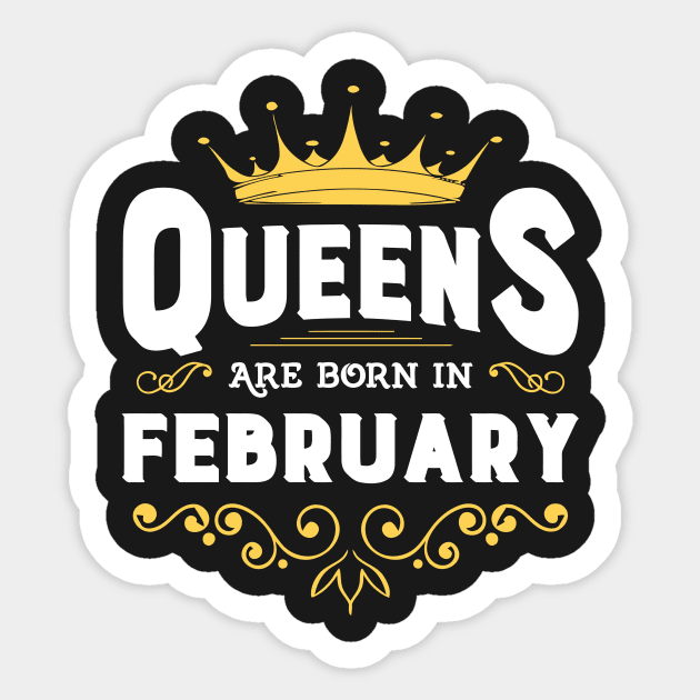 Queen Birthday February Sticker by DarlingShirt